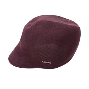 Kangol Colette Tropic Cap Driver‎ Hat Newsboy Breathable Knit Purple Small Logo